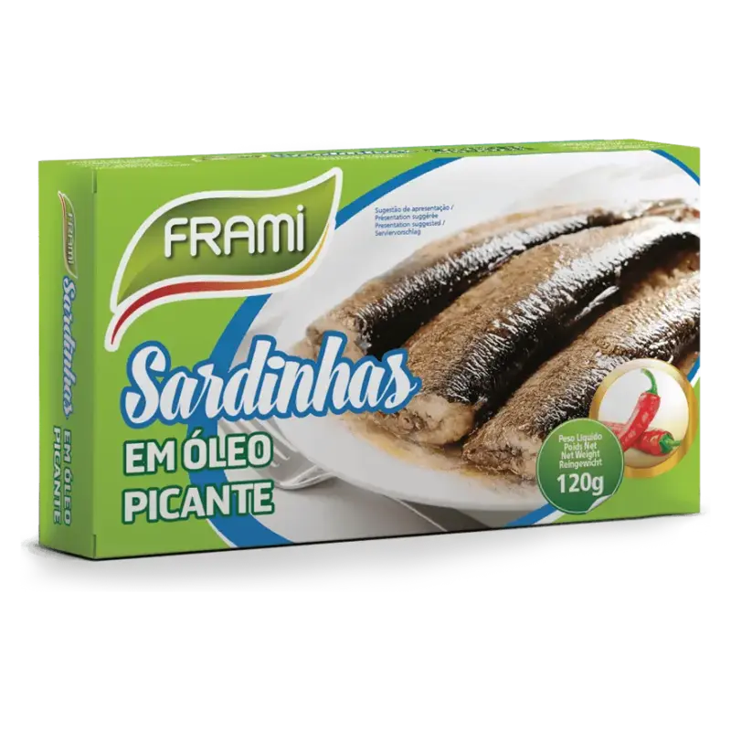Сардини пікантні в олії Frami 120/90г Португалія