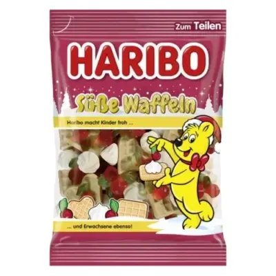 Желейні цукерки Свято HariboHaribo Suesse Waffeln Candies 175 г Німеччина