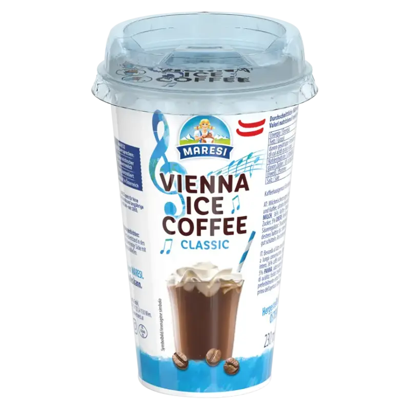 Холодна кава з молоком без цукру Maresi Vienna Ice Coffee Classic 230 мл Австрія