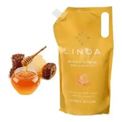 Мило для рук рідке зволожувальне Мед Linda Mydlo do rak Honey Ritual 1 л Польща