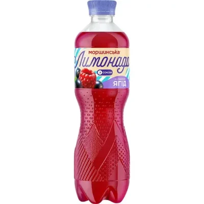 Лимонад Моршинська лимонада зі смаком Ягід слабогазований 0,5 л
