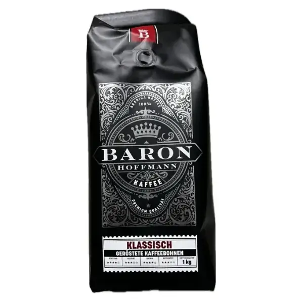 Кава зернова 100% Арабіка Baron Hoffmann Kaffee Klassisch 1кг Німеччина