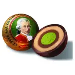 Цукерки марципанові з фісташковим праліне Mozart Kugeln Mirabell 42 г (3х14 г) Німеччина
