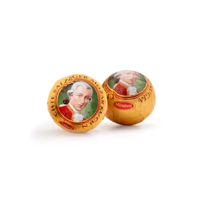 Цукерки марципанові з фісташковим праліне Mozart Kugeln Mirabell 1кг (71шт) Німеччина