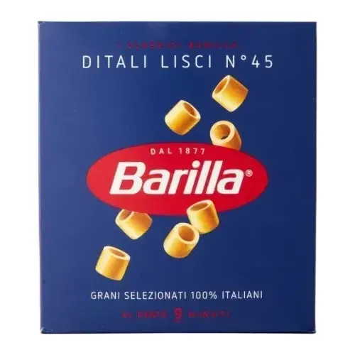 Макаронні вироби Ditali Lisci Barilla No 45 Італія 500г