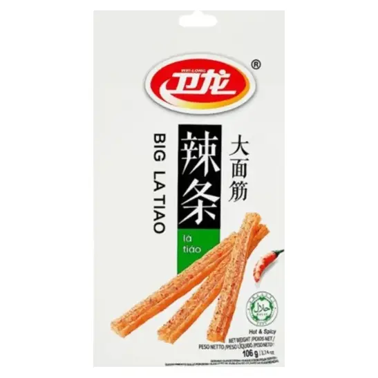 Снек гострий латяо Weilong Big Latiao Hot & Spicy 106г Китай