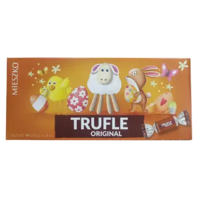 Цукерки шоколадні з ром TRUFLE ORIGINAL z nutka rumu Mieszko 230 г Польща
