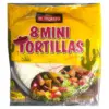 Міні тортилья з пшеничного борошна El Tequito Mini Tortilla Pszenna (8 шт.) 220g Німеччина
