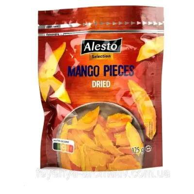 Манго сушене Alesto Mango Pieces 125 г Німеччина