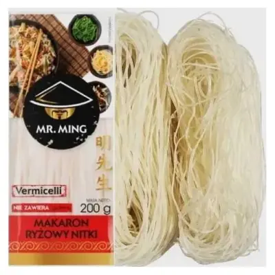 Рисова локшина Нитка Mr. Ming Nitka 200 г