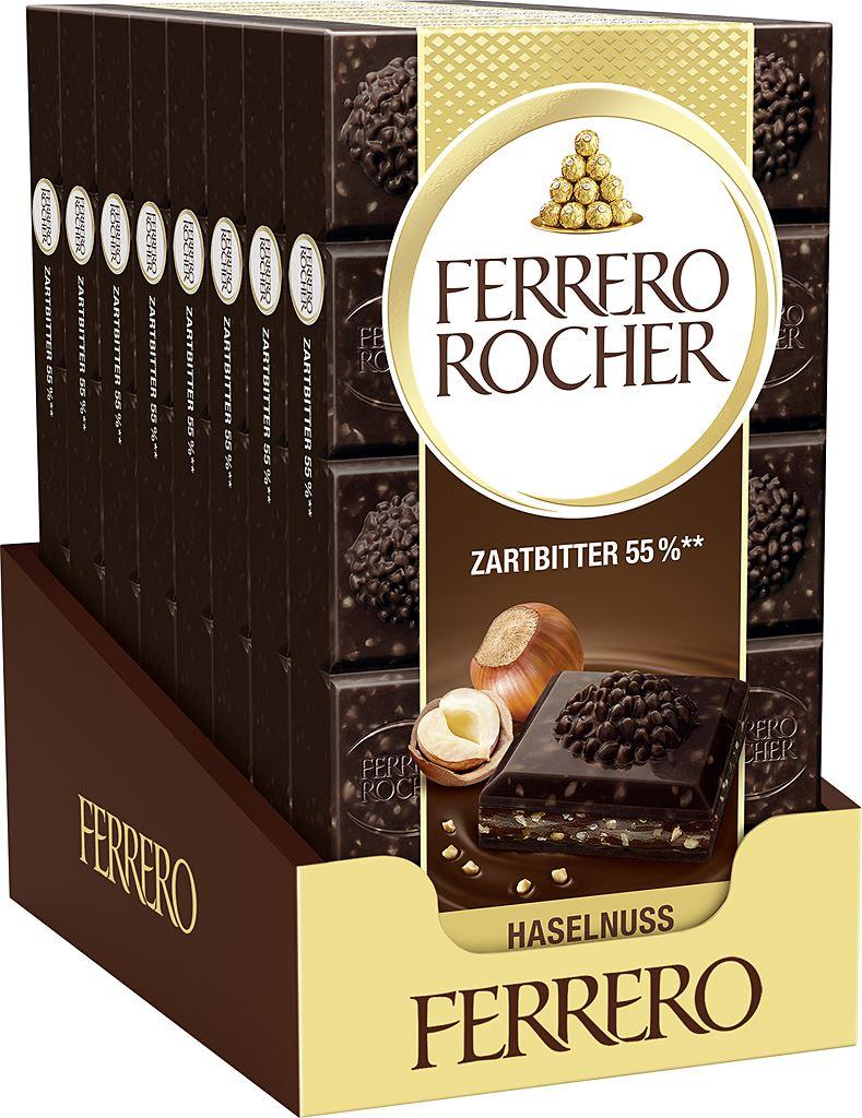 Шоколад чорний 55% з фундуком Ferrero Rocher Zartbitter 55% 90г Італія