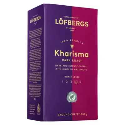 Кава мелена 100% Арабіка Lofbergs Kharisma 500г Швеція