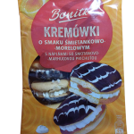 Печиво бісквітне з шоколадним кремом та вишневим джемом Bonitki Kremowki 330г Польща