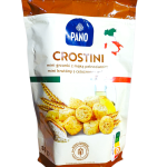Гренки хлібні пшеничні з часником Pano Crostini 80г Італія