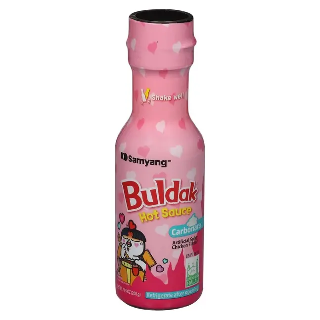 Соус корейський гострий зі смаком карбонар Samyang Buldak Hot Sauce Carbonara Flavour 165 мл Корея