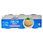 Тунець у власному соусі Marinero Tunczyk Jednolity w sosie wlasnym 240г (3×80г) Польща