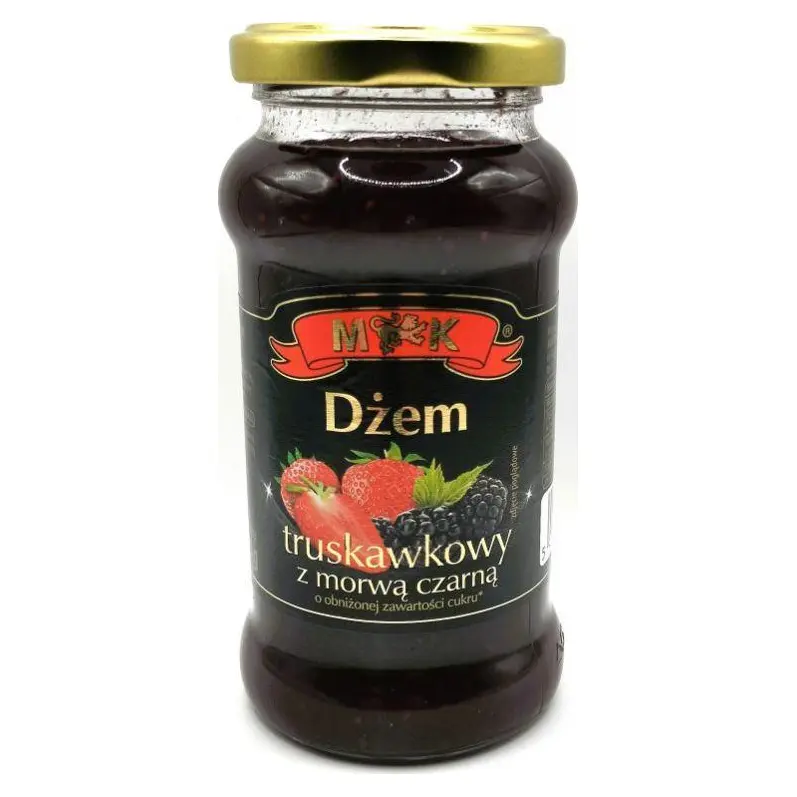 Джем полуничний із чорною шовковицею M&K Dzem Truskawkowy z morwa czarna 315г Польща