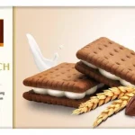 Печиво-сендвіч з какао та вершковим кремом Feiny biscuit Petet sandwich cream 185г Австрія
