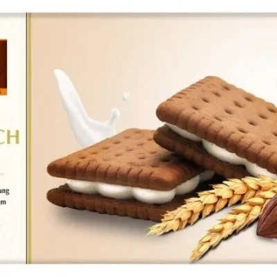 Печиво-сендвіч з какао та вершковим кремом Feiny biscuit Petet sandwich cream 185г Австрія