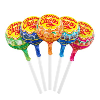 Цукерки на паличці п'ять смаків Chupa Chups The Best Of 1 шт. х12г Іспанія