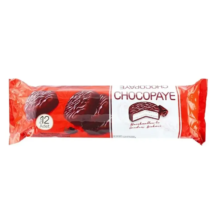 Печиво-сендвіч з маршмеллоу в молочному шоколаді Simsek Chocopaye 216г Туреччина