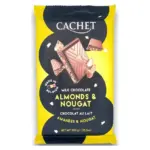 Шоколад CACHET (КАШЕТ) молочний 32% какао Мигдаль та Нуга Бельгія 300 г