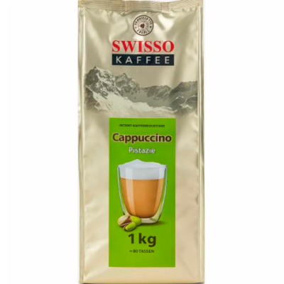 Капучіно з фісташковим смаком Swisso Cappuccino Pistazie 1кг Німеччина