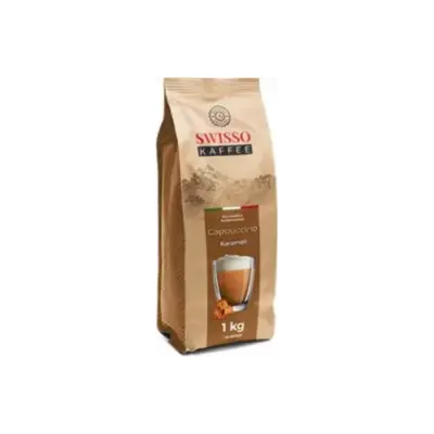 Капучіно зі смаком карамелі Swisso Cappuccino Karamell 1кг Німеччина