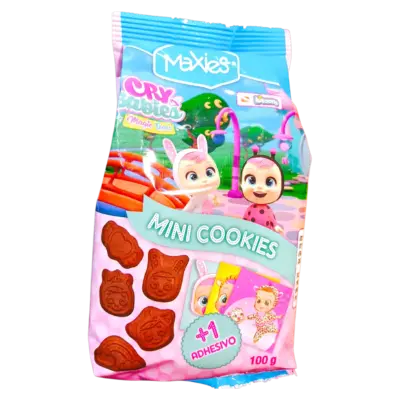 Печиво-міні дитяче Дивовижні малюки Maxies Mini Cookies Cry Babies 100г Іспанія