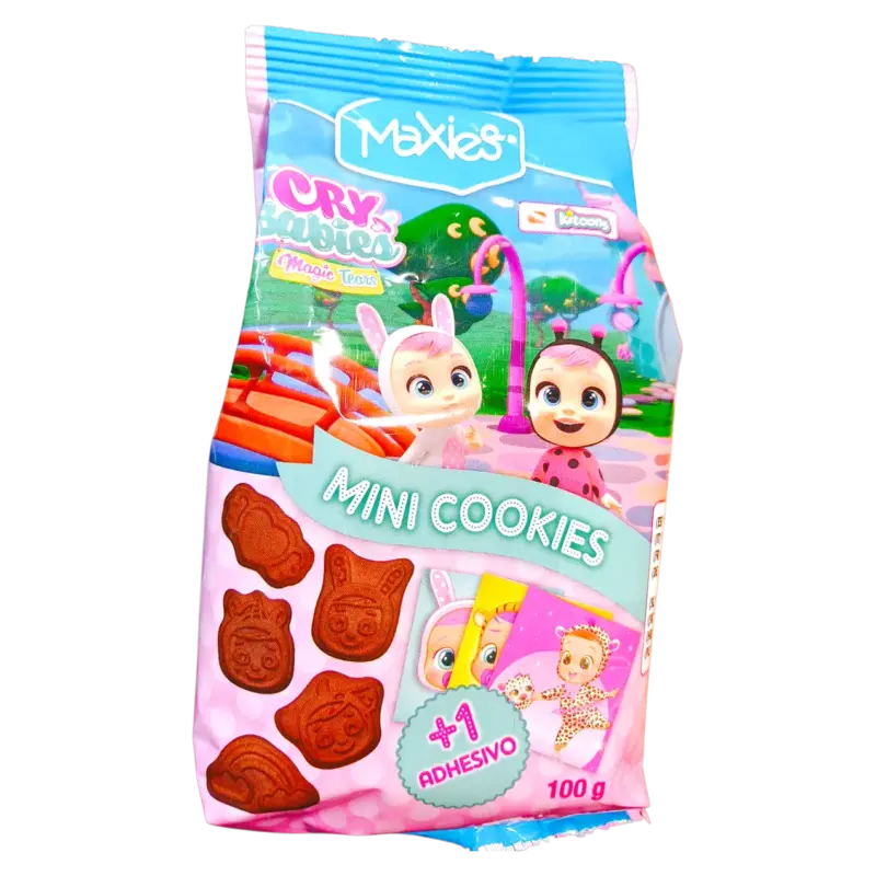 Печиво-міні дитяче Дивовижні малюки Maxies Mini Cookies Cry Babies 100г Іспанія