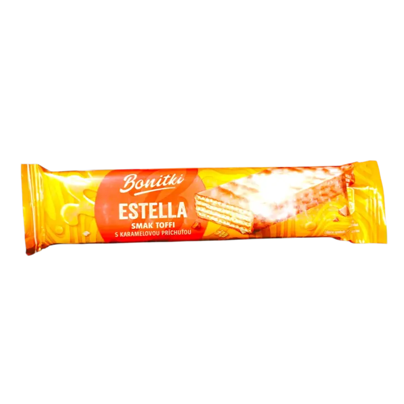 Вафлі в шоколаді з карамельною начинкою Bonitki-Estella Toffi 50г Польща