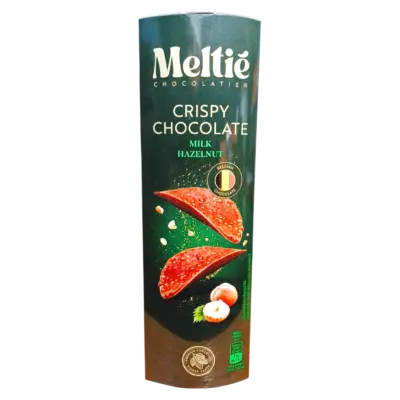 Шоколадні чіпси Meltie Crispy Chocolate Milk Hazelnut 125г Бельгія