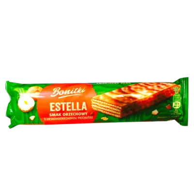 Вафлі горіхові у шоколаді Bonitki-Estella orzechowa 50г Польща