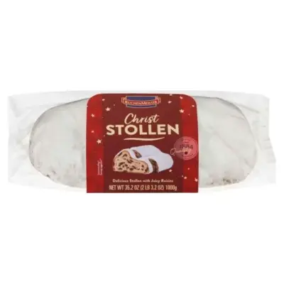 Штолен різдвяний з родзинками Kuchenmeister Christ Storllen, 1 кг Німеччина