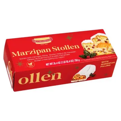 Штолен різдвяний з Марципаном Kuchenmeister Marzipan Stollen, 750 г Німеччина