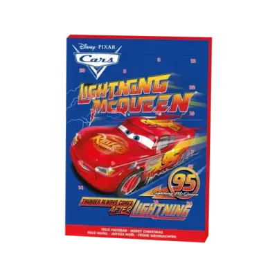 Адвент-календар шоколадний Disney Lightning Mcqueen 50 г