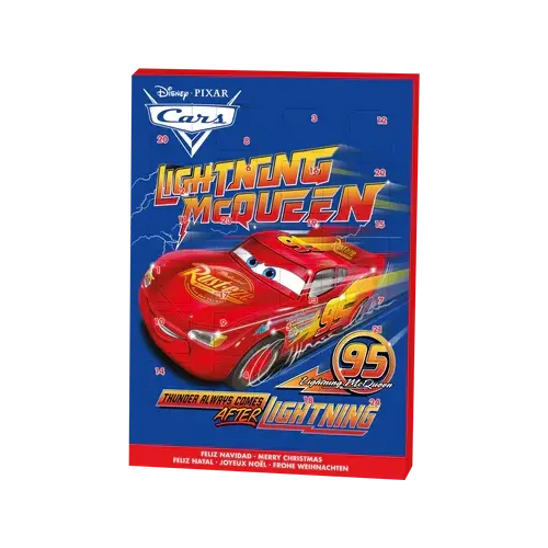 Адвент-календар шоколадний Disney Lightning Mcqueen 50 г