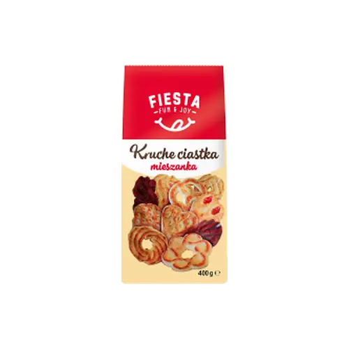 Печиво пісочне Асорті Fiesta KRUCHE CIASTKA Mieszanka 400 г Польща
