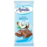 Шоколад "Alpinella kokosawa" (Альпінелла молочний з кокосом), Польща, 100 г