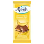 Шоколад молочний із бананом і тоффі ALPINELLA BANAN&TOFFI 100 г Польща