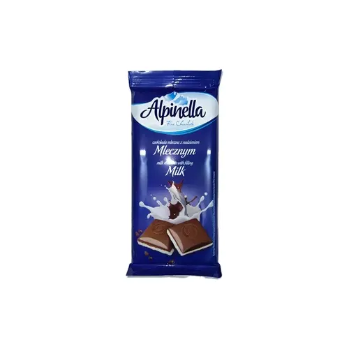 Шоколад “Alpinella”(Альпинелла молочний шоколад з арахісом), Польща, 100г