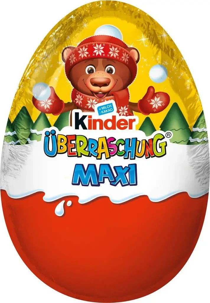 Шоколадне яйце Kinder Uberraschung Maxi 100 г Німеччина