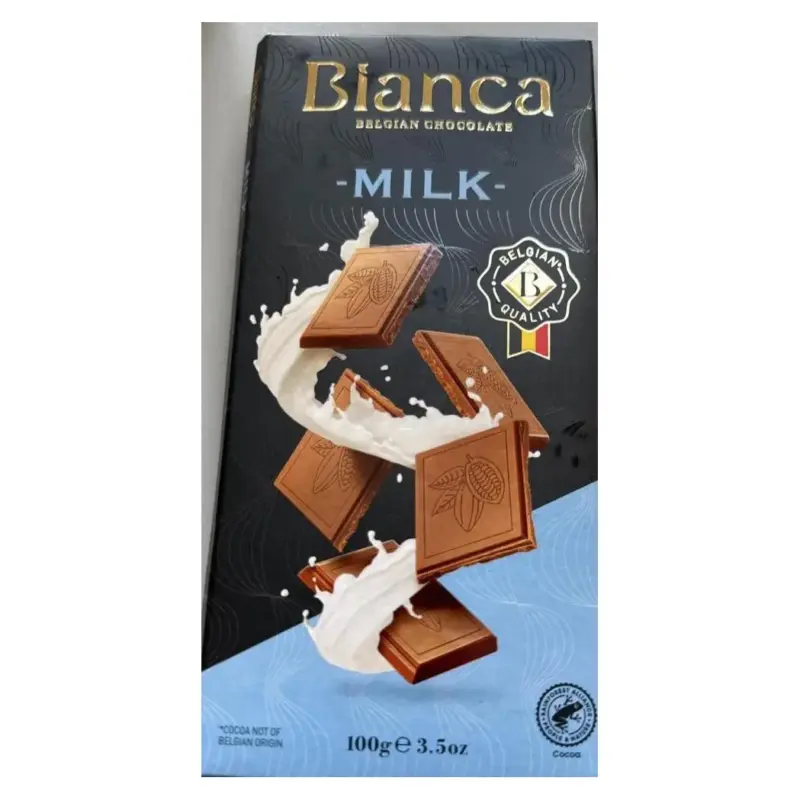 Шоколад молочний Bianca Milk 100 г Бельгія