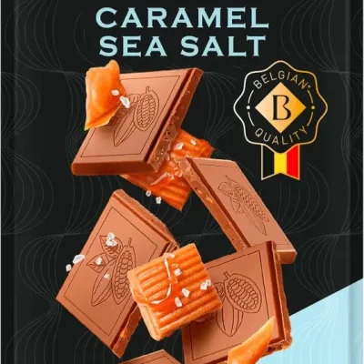 Шоколад молочний солона карамель Bianca Milk Caramel Sea Salt 100 г Бельгія