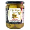 Оливки зелені без кісточки Гігантні Пікантні БЕЗ ГЛЮТЕНА Bernal Gordal Pitted Green Olives 436 г/220 Іспанія