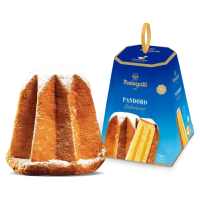 Панетоне (Кекс) с кремом Сабайон Melegatti Pandoro Zabaione 750 г Італія