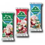 Шоколад молочний Alpinio Merry Christmas 80 г Польша