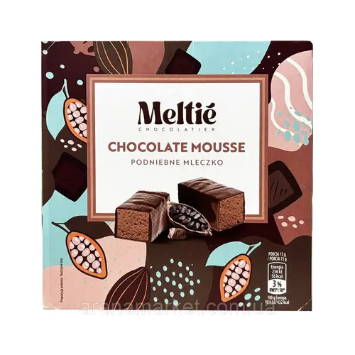 Цукерки пташине молоко з шоколадним суфле Meltie Chocolate 380 г Польща