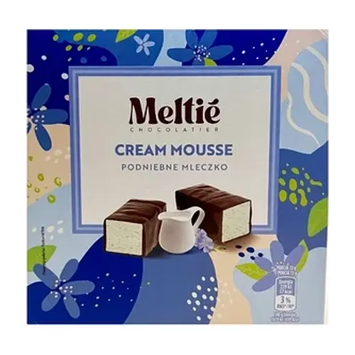 Цукерки пташине молоко з вершковим суфле Meltie Chocolate 380 г Польща