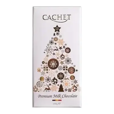 Шоколад молочний Cachet Premium Christmas Edition  Бельгия 100г